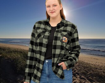 Long Board Surf Club Flannel Shirt