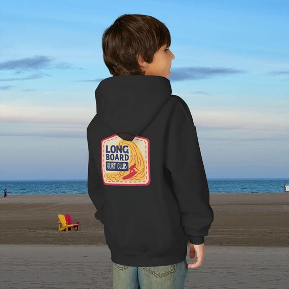 Longboard Surf Club Youth Hoodie