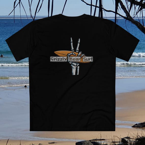 Happy Vibes! Skeleton Surf Tee