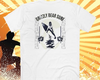 Pacific Island Vibes Tee, Island Beach T-Shirt by Grizzly Bear Surf