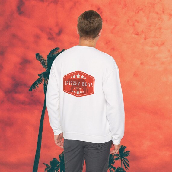 Grizzly Bear Surf Crewneck Sweatshirt