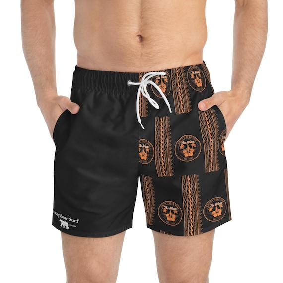 Hawaiian Hibiscus Beach Shorts by Grizzly Bear Surf