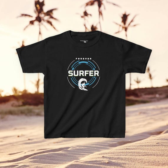 Forever Surfer Kids Tee | Surf Wave Graphic T-Shirt