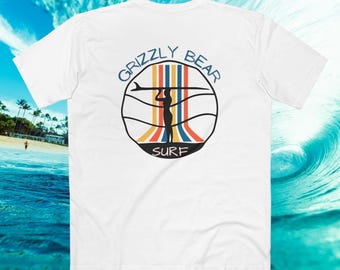 Vibing surf tee shirt by Grizzly Bear Surf