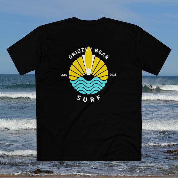 Yellow & Blue Classic Surf tee | Adult Staple Tee