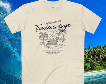 Endless Waves, Timeless Days tee by Grizzly Bear Surf