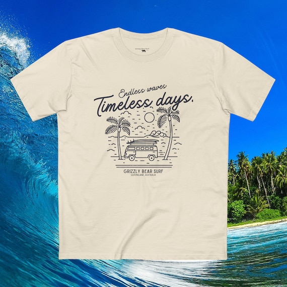 Endless Waves, Timeless Days tee by Grizzly Bear Surf