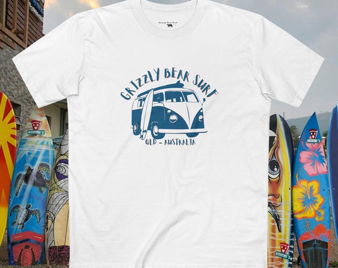 Featured listing image: Surf van life tee shirt by Grizzly Bear Surf