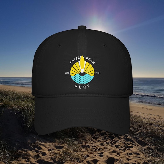 Grizzly Bear Surf  Sun over Water Surf Cap