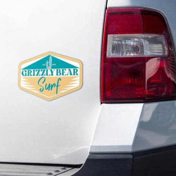 Summer Break Surf Outdoor Sticker