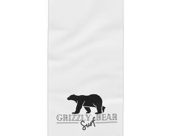 The Grizzly Bear Surf Beach Towel