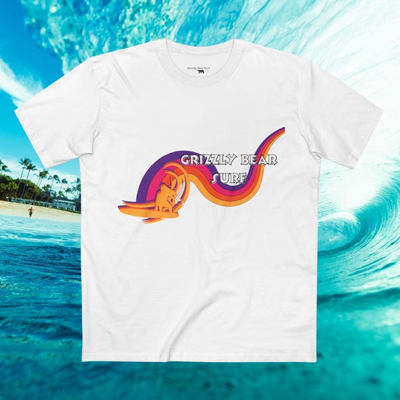 Surf the rainbow tee by Grizzly Bear Surf