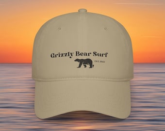 Grizzly Bear Surf  Logo Surf Cap