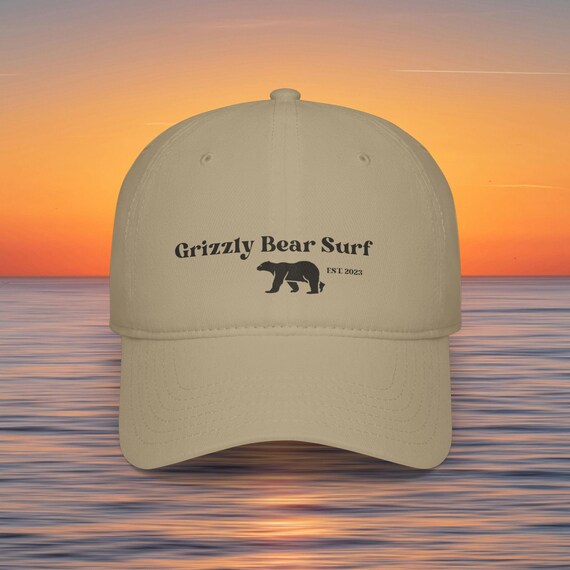 Grizzly Bear Surf  Logo Surf Cap