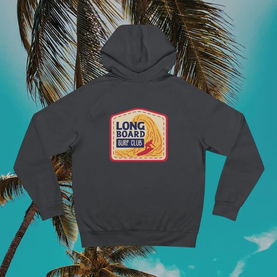 Surf Supply Hoodie - Long Board Surf Hoodie by Grizzly Bear Surf