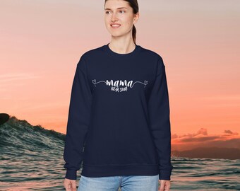 Mama Bear Surf Sweatshirt: Cozy Cotton-Blend Crewneck