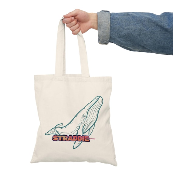 Straddie Whale Surf Tote Bag