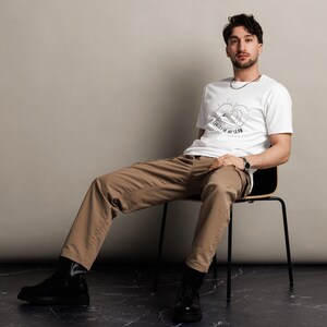 Waves and Snow tee by Grizzly Bear Surf