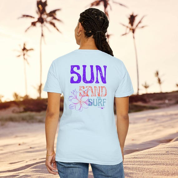 Sun Sand Surf Beach Tee | Relaxed Fit, Lived-In Style