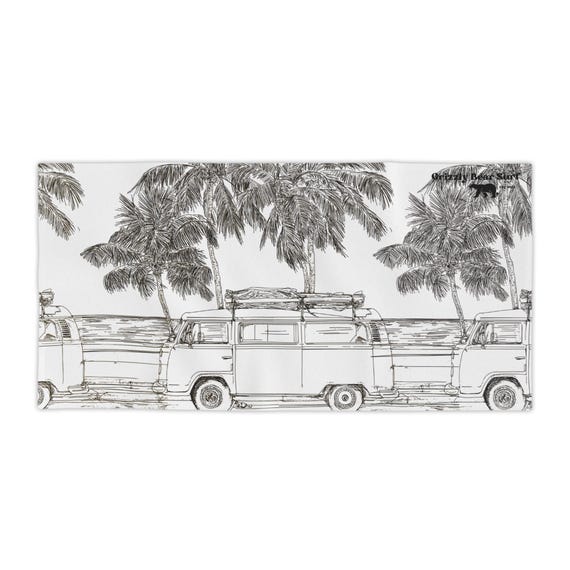 Surf Van Beach Towel