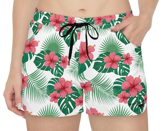 Hawaiian Floral Women's Casual Shorts