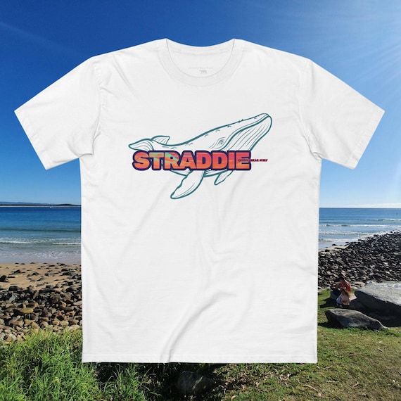 Whales & Straddie Surf Illustration Tee | Island Brisbane, Long Summers and Clean Waves