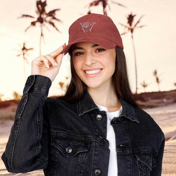 Hang Ten Corduroy Cap | Vintage Embroidered Surf Hat