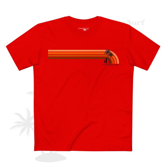 Vintage Surf Palms T-Shirt | Summer Waves