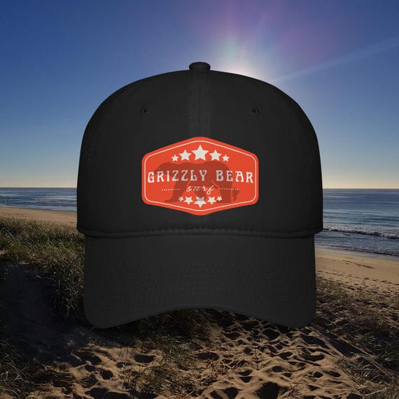 Orange Badge Design Surf Cap