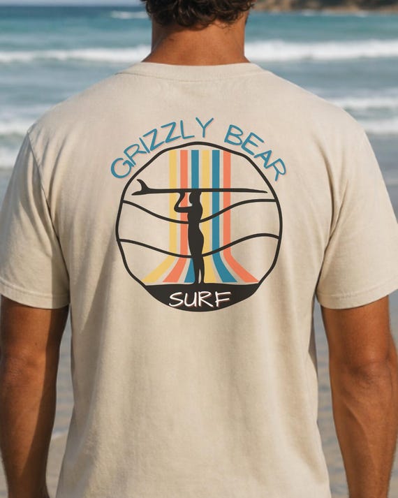 Vibing surf tee shirt