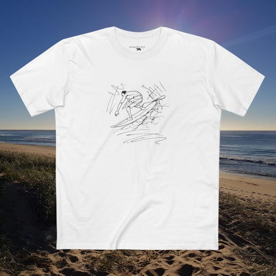 Scribble Surfer surf tee shirt