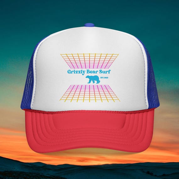 Retro Gamer Trucker Cap by Grizzly Bear Surf