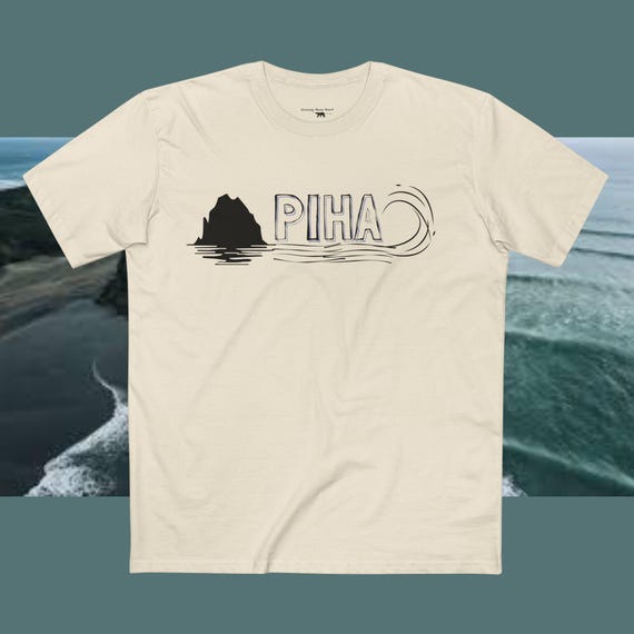 My Break - Piha Beach Surf Break Tee | Support Your Local Break New Zealand