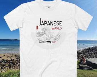Japanese Waves tee by Grizzly Bear Surf