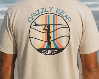 Vibing surf tee shirt
