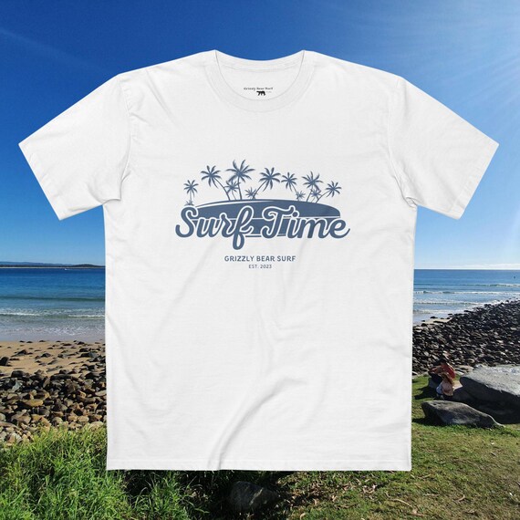 Surf Time Every Time Tee, Beach Summer T-shirt, Ocean Vibes Shirt, Surfing Graphic Tee, Surf Lover Gift, Vacation Clothing