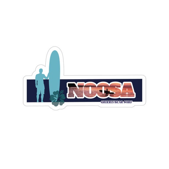 My Break: Noosa Surf Sticker Die-Cut | Outdoor Board Decal