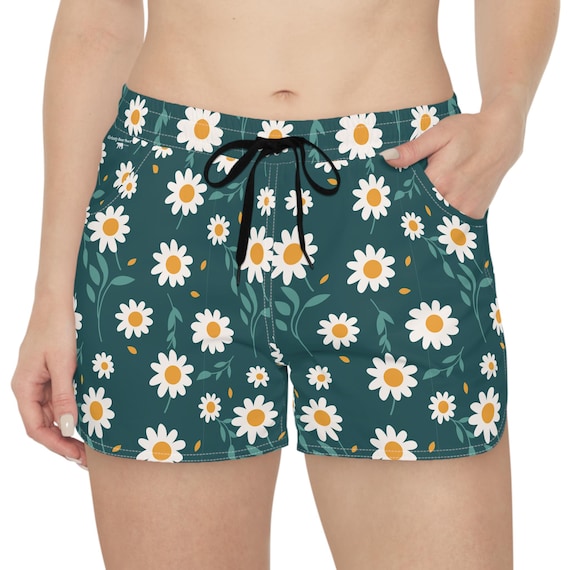 Byron Bay Daisy Beach Shorts | Women's summer shorts