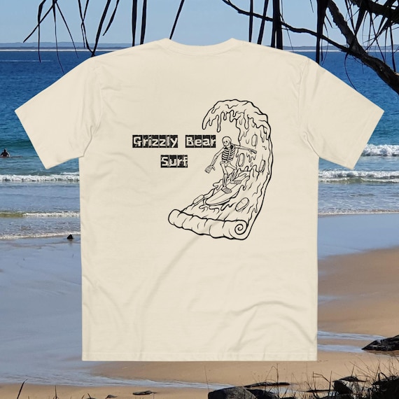 Skin in the game!  Skeleton Surf tee