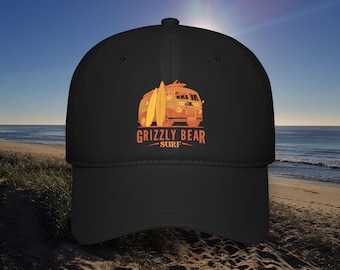 Grizzly Bear Surf van life Surf Cap