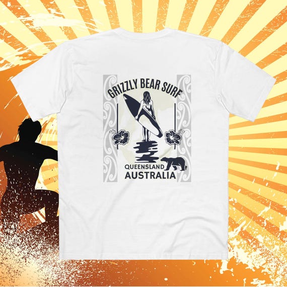 Pacific Island Vibes Tee, Island Beach T-Shirt by Grizzly Bear Surf