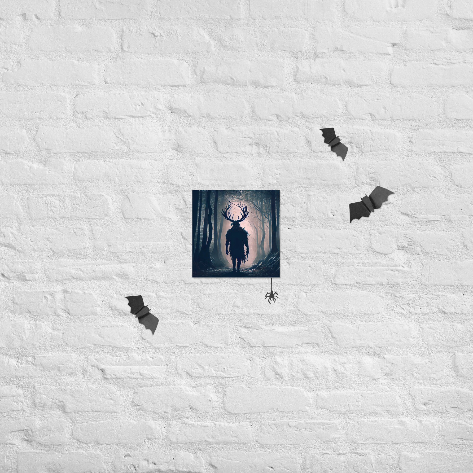 The Skinwalker Wendigo Gothic Wall Art Poster Etsy