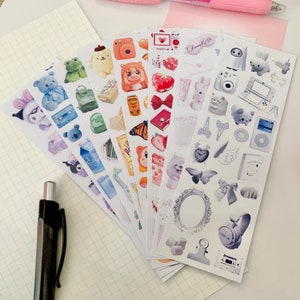 PNG Deco Sticker Sheet | Kpop Journal Stickers