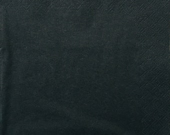 20 Black Design Decorative Paper Serviettes Napkins Dinner Party Catering Wedding Decoupage Scrapbooking Crafts Card Making 33cm