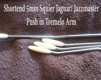 Shortened Tremolo Arm for Squier Jaguar/Jazzmaster - 5mm push in style Indonesia