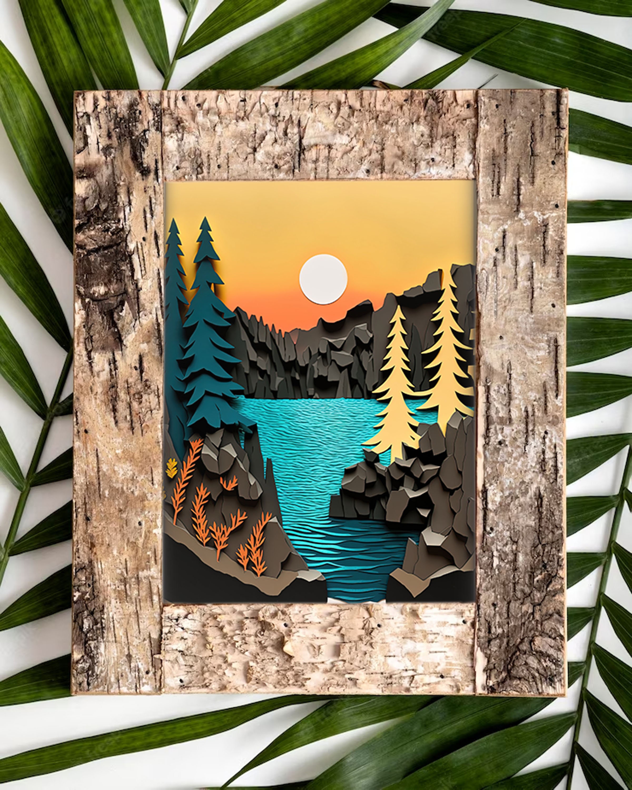 Rocky Waters | Lake Forest Wall Art | Layered Mountain Scape | Colorado ...