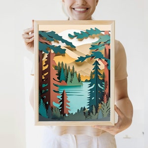 Explore Outdoors Print | Minnesota Print | Travel Poster | Duluth | Minnesota Gift | Wall Art | Cabin Art  | Great Lakes