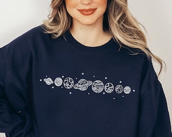 Solar System Sweatshirt, Planet Sweatshirt, Fantastic Sweatshirt, Space Hoodie, Astronomy Sweatshirt, Planets Sweatshirt, Star Sweatshirt