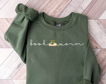 Bookworm Sweatshirt, Book Lovers Hoodie, Bookish Sweatshirt, Teacher Book Lovers, Book Sweatshirt, Book Club, Bookworm Crewneck