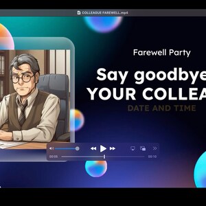 CUSTOM VIDEO -- Farewell Party Invitation